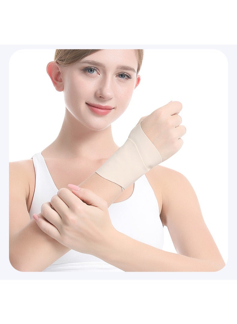 EFUMKE Badminton tennis anti-sprain wrist guard tendon sheath wrist joint fixation compression hand guard sports thin wrist guard Wrist, wrist support, breathable wristband adjustable Velcro wristband, stabilize tendonitis, arthritis pain relief 3 pieces - Image 3