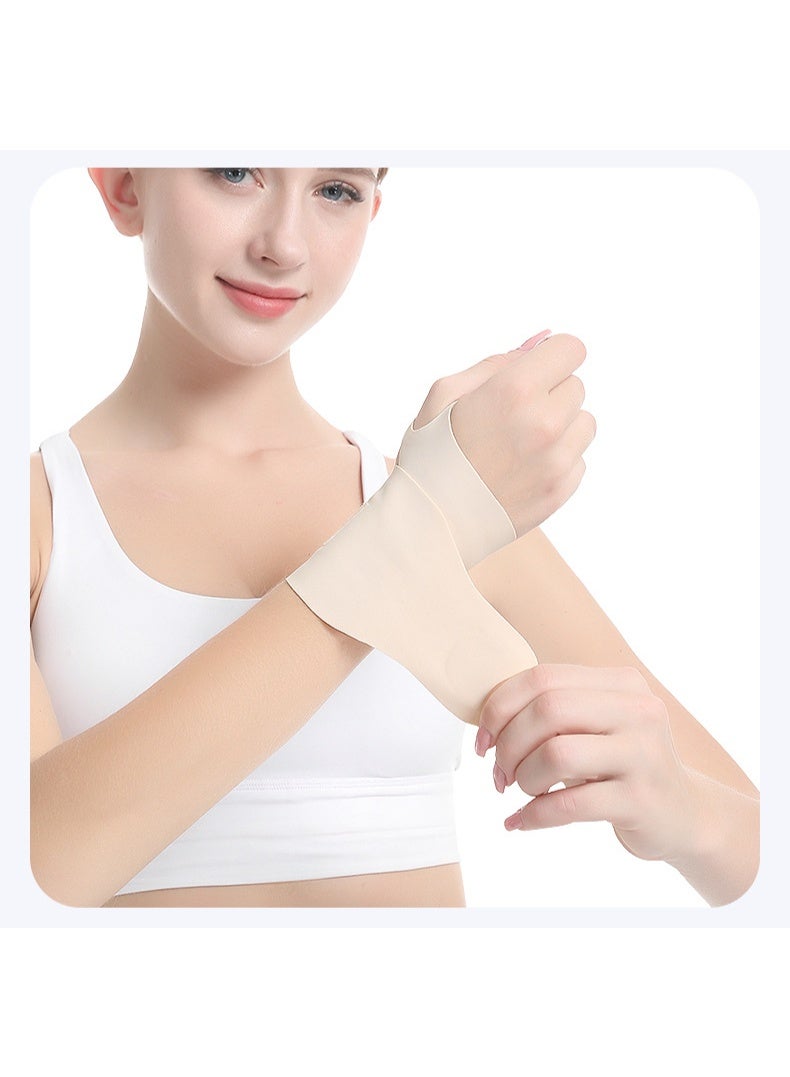 EFUMKE Badminton tennis anti-sprain wrist guard tendon sheath wrist joint fixation compression hand guard sports thin wrist guard Wrist, wrist support, breathable wristband adjustable Velcro wristband, stabilize tendonitis, arthritis pain relief 3 pieces - Image 2