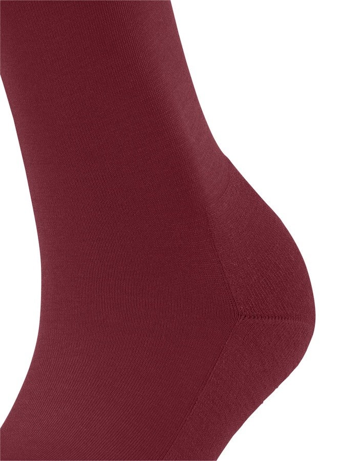 FALKE Women's Sensitive New York Socks, Wide Top, Skin-Friendly, Great for Diabetics, Breathable and Light, Lyocell, Red (Scarlet 8228), 5-7.5, 1 Pair - Image 4