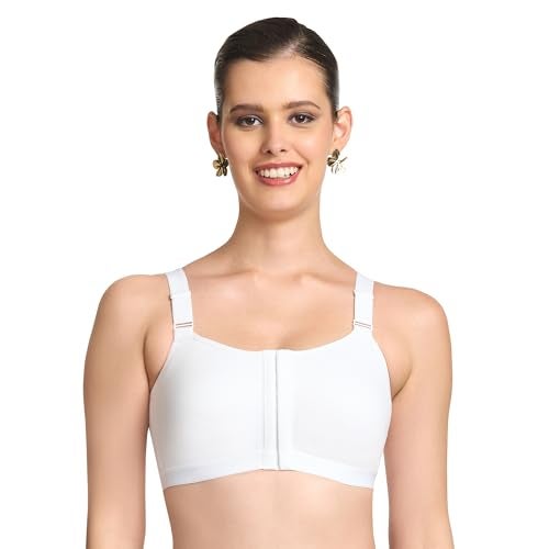 TRYLO Front OPEN-BRA-40-WHITE-D-CUP - Image 1
