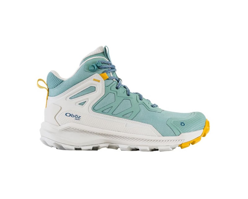 Oboz Women's Katabatic Mid B-DRY Waterproof Hiking Boot, Glacier, 9 - Image 2