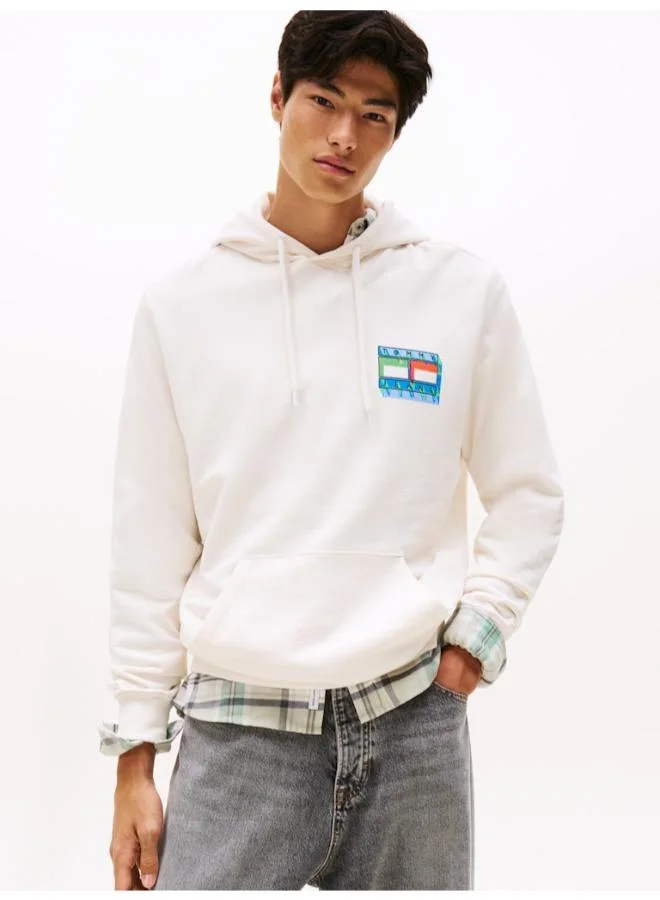 تومي جينز Back Graphic Terry Hoody