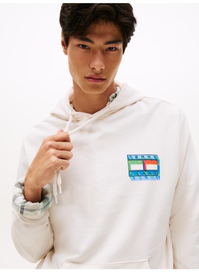 TOMMY JEANS Back Graphic Terry Hoody - Image 3