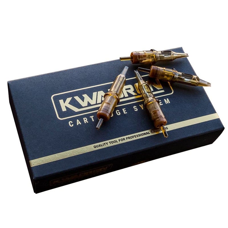 Kwadron Tattoo Needle Cartridge, Box of 20, Tight Liners Long Taper - 3 Tight Liner Long Taper - 30/3RLLT - Image 1