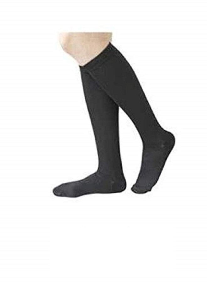 Digital Shoppy Unisex Medical Compression Socks Pressure Varicose Veins Leg Relief Pain Knee High Stockings Socks 1Pair (Black, L/XL) - Image 1