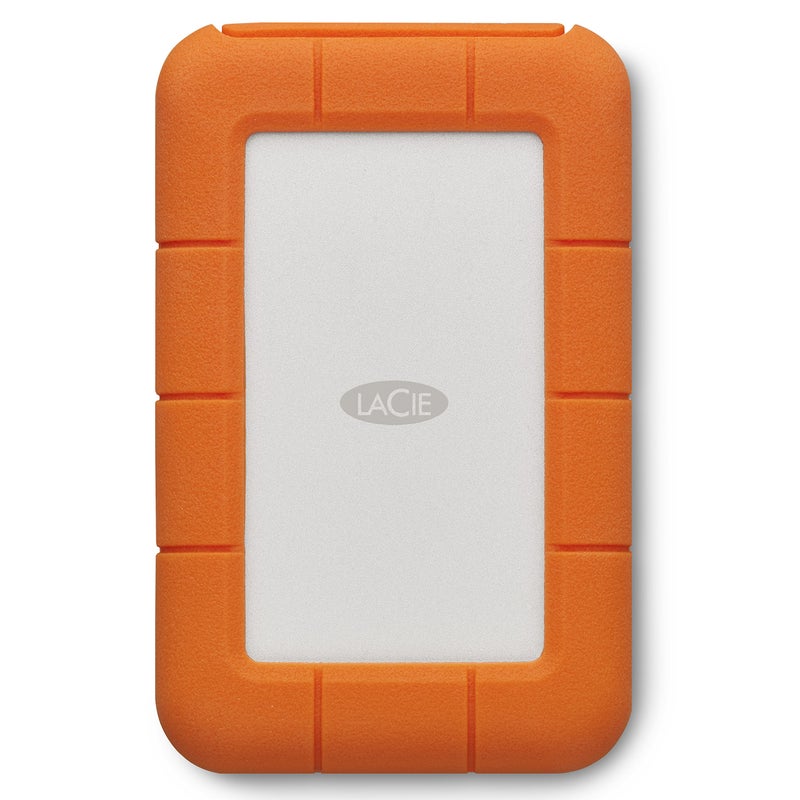 LaCie Rugged USB-C, 4TB, Portable External Hard Drive, Drop, Shock, Dust, Rain Resistant, for Mac & PC (STFR4000800) - Image 1