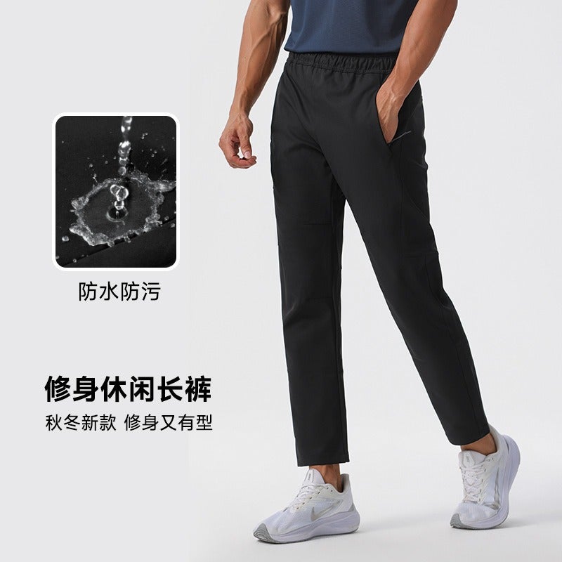 Ou Ke Men's Outdoor Hiking Trousers Autumn Winter Thick Casual Pants Windproof Waterproof Trekking Running Trousers - Image 2