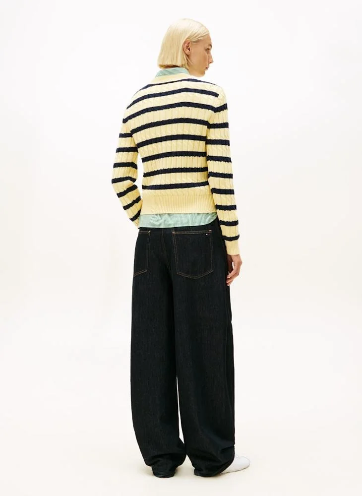 TOMMY HILFIGER Striped Pullover Sweater