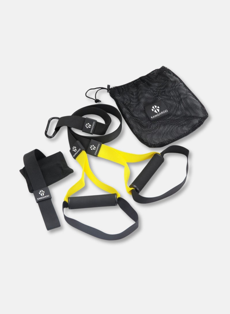 KANGAROO TRX Resistance Efficient Resistance Bands Hanging Band Set For Home Exercises - Image 1