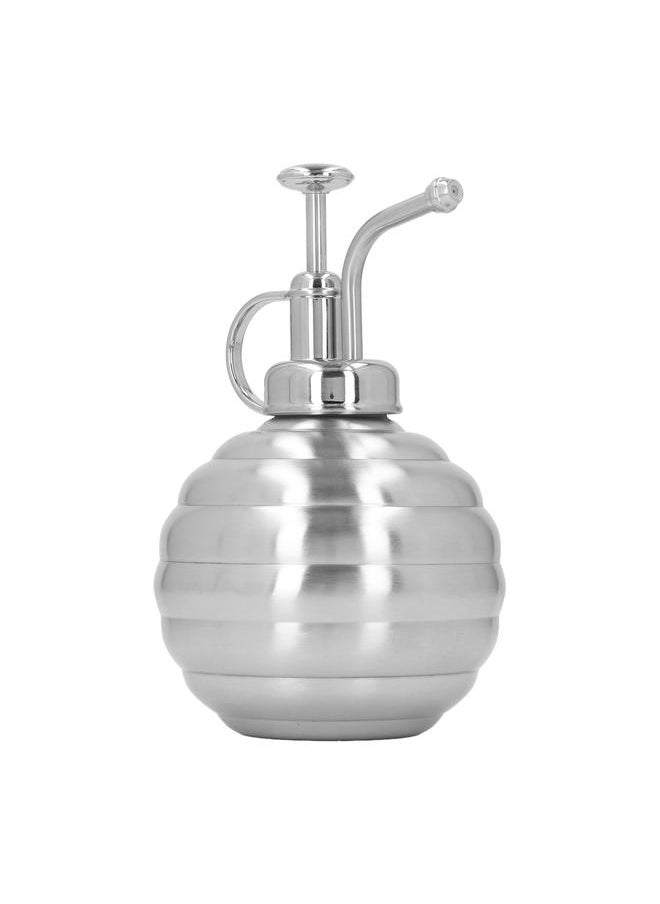 Thoraya Plant Mister Spray Bottle 400ml Stainless Steel Plant Sprayer Mister with Top Pump for Indoor House Air Plants Succulents Outdoor Garden Silver  - Image 5