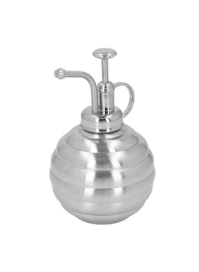 Thoraya Plant Mister Spray Bottle 400ml Stainless Steel Plant Sprayer Mister with Top Pump for Indoor House Air Plants Succulents Outdoor Garden Silver  - Image 4