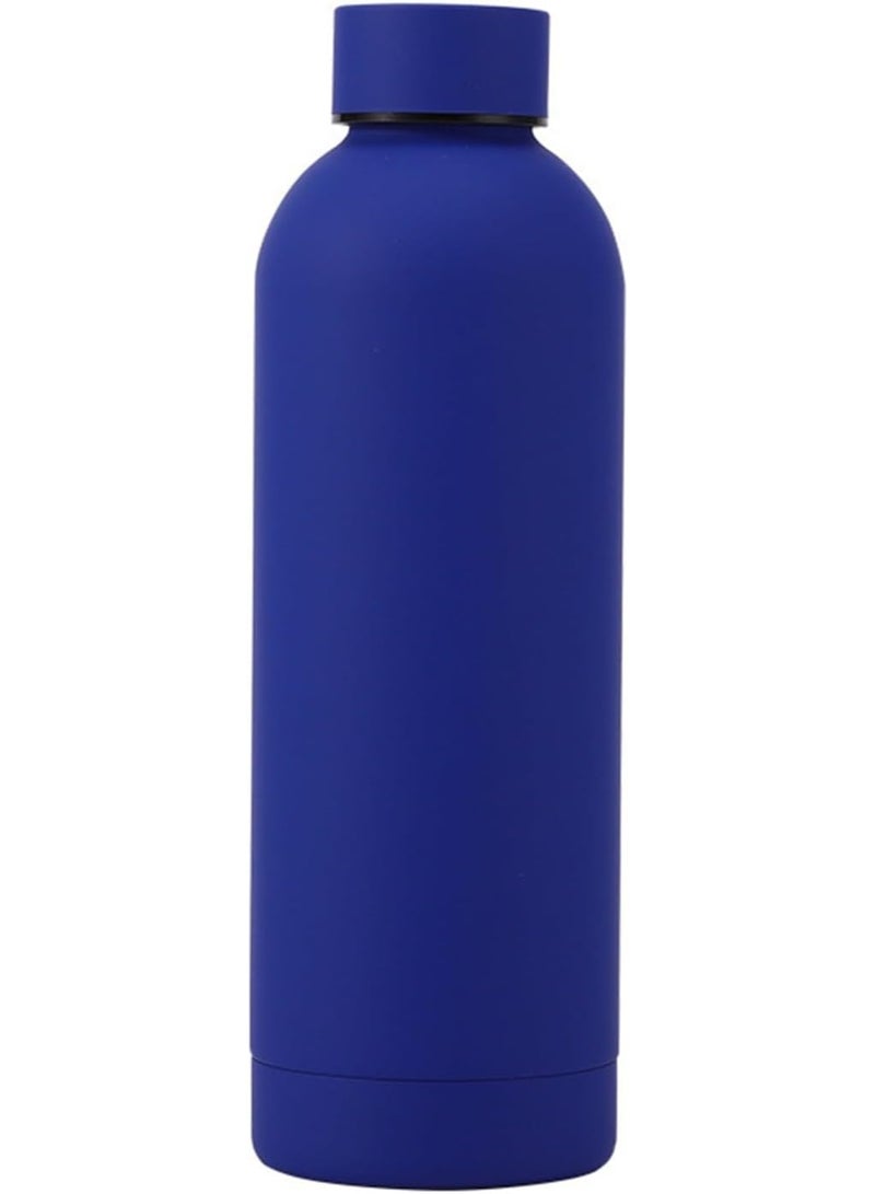 Thermal Water Bottle - Portable Lid Metal Thermal Vacuum Insulated Stainless Steel | Reusable Leak Proof BPA-Free Flask, 500ml, 10 Hours Hot/12Hours Cold, Double-Walled Design (D Blue) - Image 5