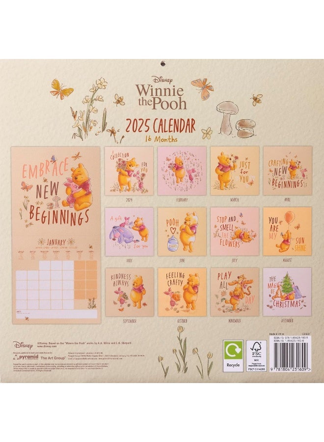 Winnie the Pooh (Crafting New Beginnings) 2025 Square Calendar  - Image 2