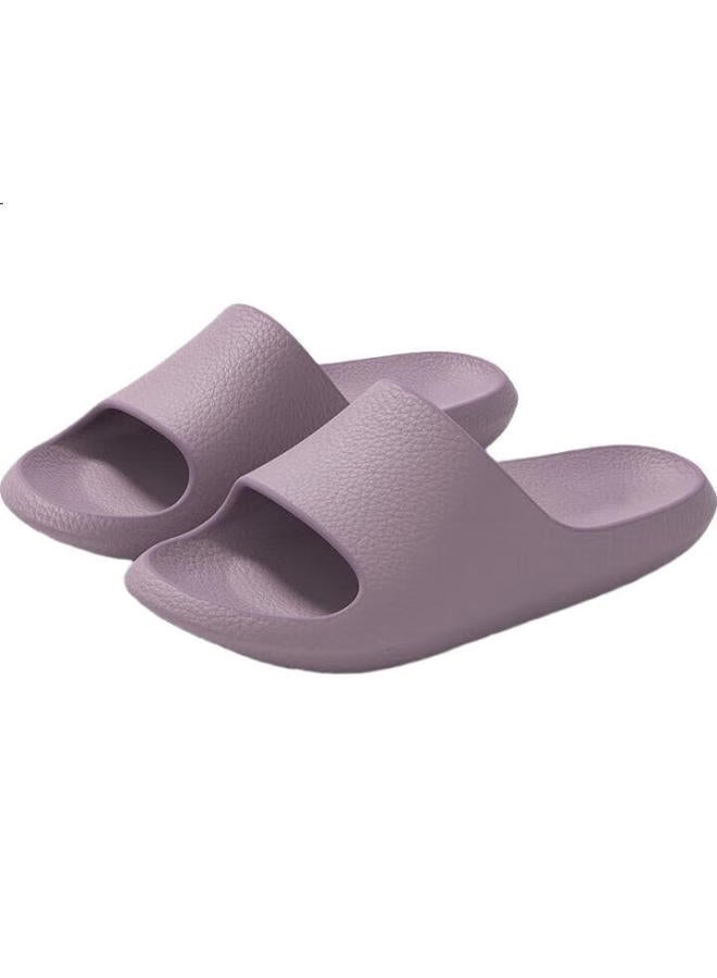 Guoluofei Slippers For Men, New Spring And Summer Indoor Bathroom Shower Home Non-Slip Slippers For Women, Purple, Size 40-41 - Image 1