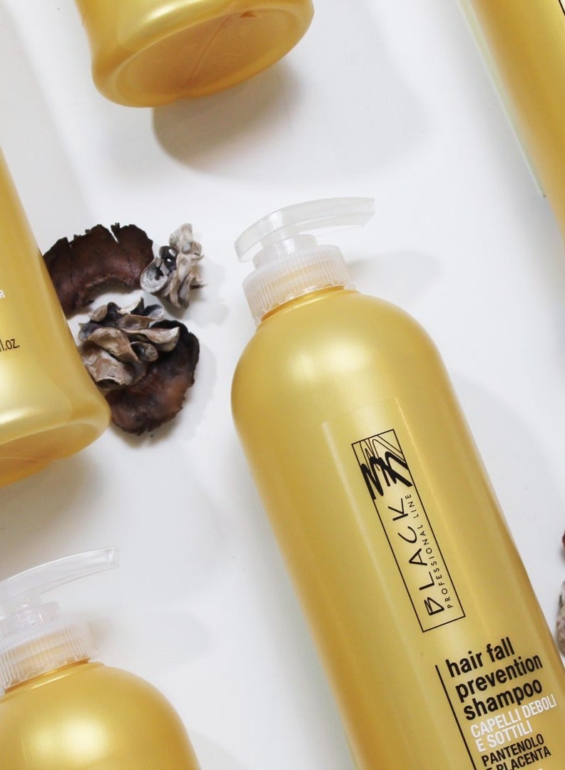 BLACK PROFESSIONAL LINE Black Professional Hair Fall Prevention Treatment Shampoo 500ml - Strengthen & Protect - Image 2