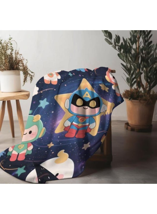 general Baby and children's cartoon flannel thin blanket (warm and comfortable, suitable for sleep, game use) 70cm*100cm - Image 4