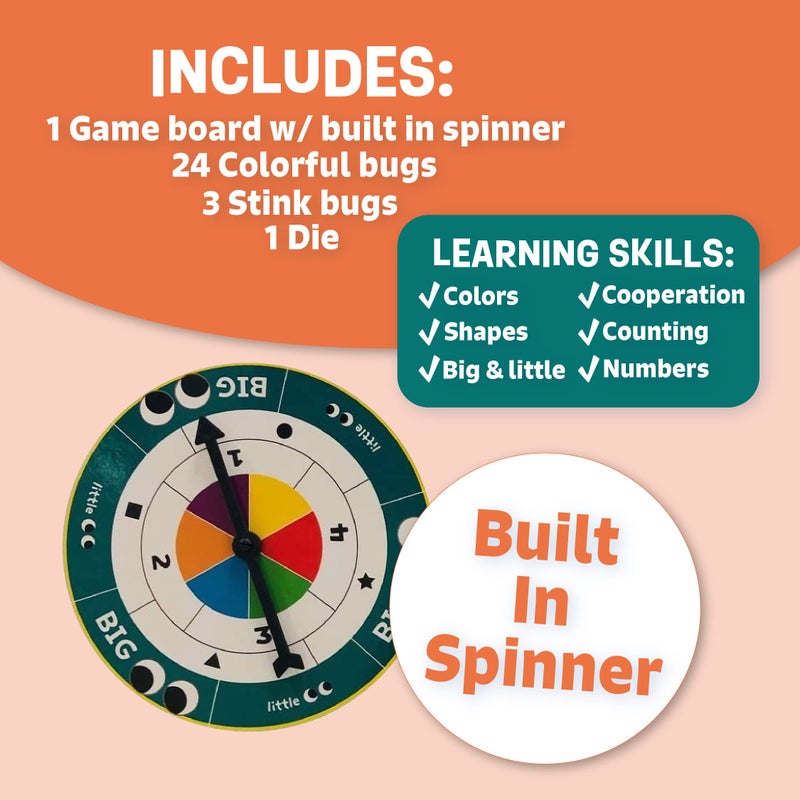 Peaceable Kingdom Snug as a Bug in a Rug Award Winning Cooperative Preschool Skills Builder Game for 2 to 4 Kids ages 3+ - Image 5