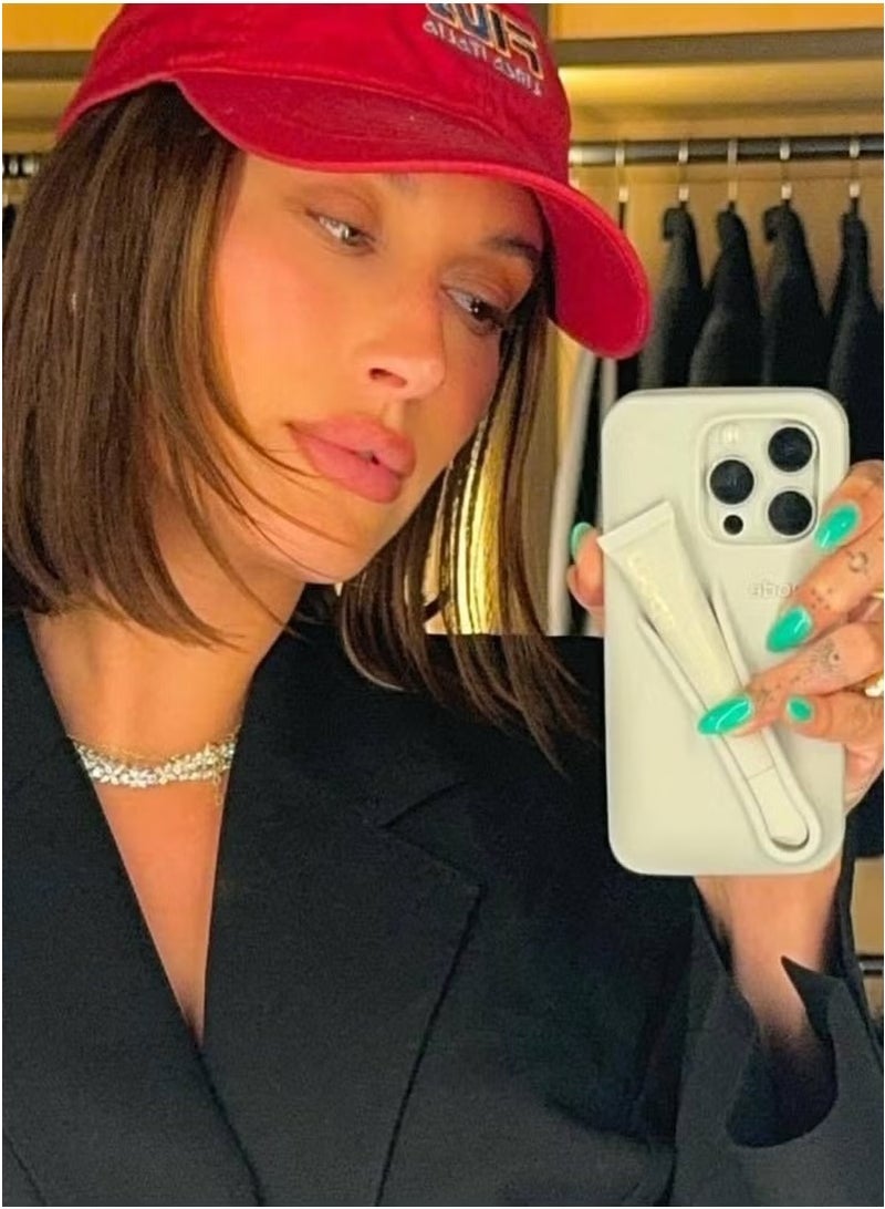 rhode Silicone Lip Holder for Cell Phone, Lip Gloss Adhesive Sleeve for Phone, Lip Holder Stick-on Phone Case, Back Stick On Holder for iPhone Phones（Unscented） - Image 3