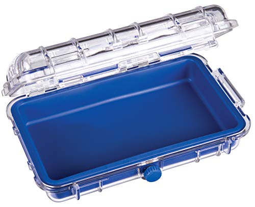 Flambeau Outdoors 402HD HD Tuff Box 400 with Zerust Anti-Corrosion Liner, Dry Box Storage, Medium, Blue/Clear - Image 2