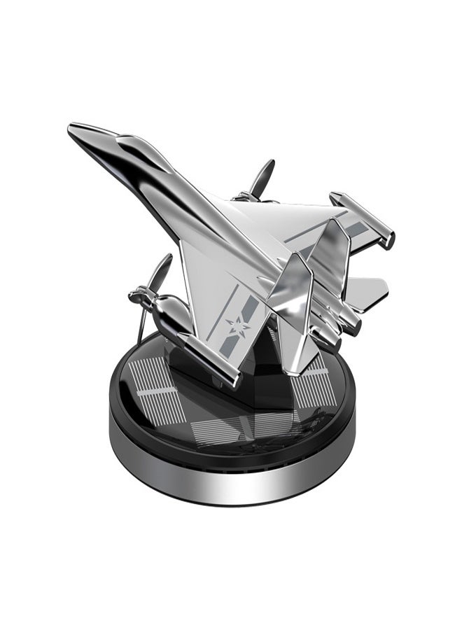 عام طائرة شكل الشمسية سيارة الهواء المعطر بالطاقة الشمسية السيارات دوران الطفل أمي آمنة العطر الطبيعي - Image 1