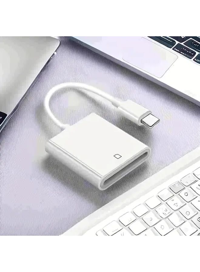قارئ بطاقة SD/TF فائق السرعة مع موصل Lightning، متوافق مع الهواتف المحمولة وأجهزة الكمبيوتر المحمولة (عبوة من قطعة واحدة) - Image 1