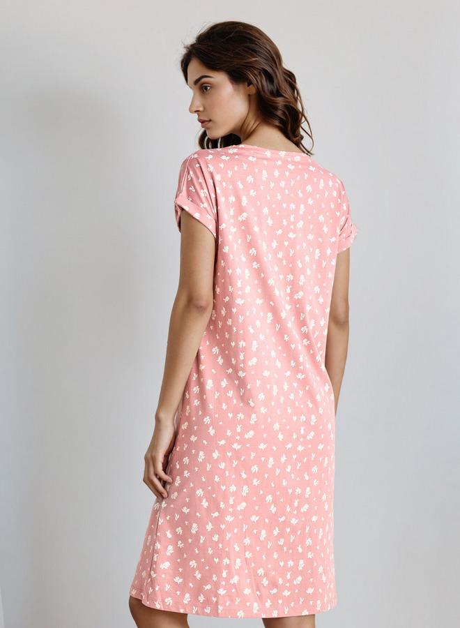 سبلاش فيڤ فستان حمل بطبعة زهور - Image 3