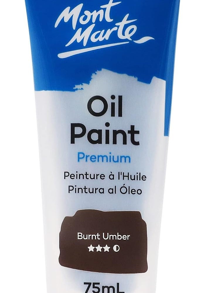 Mont Marte Premium Oil Paint 75ml - Titanium White - Image 3
