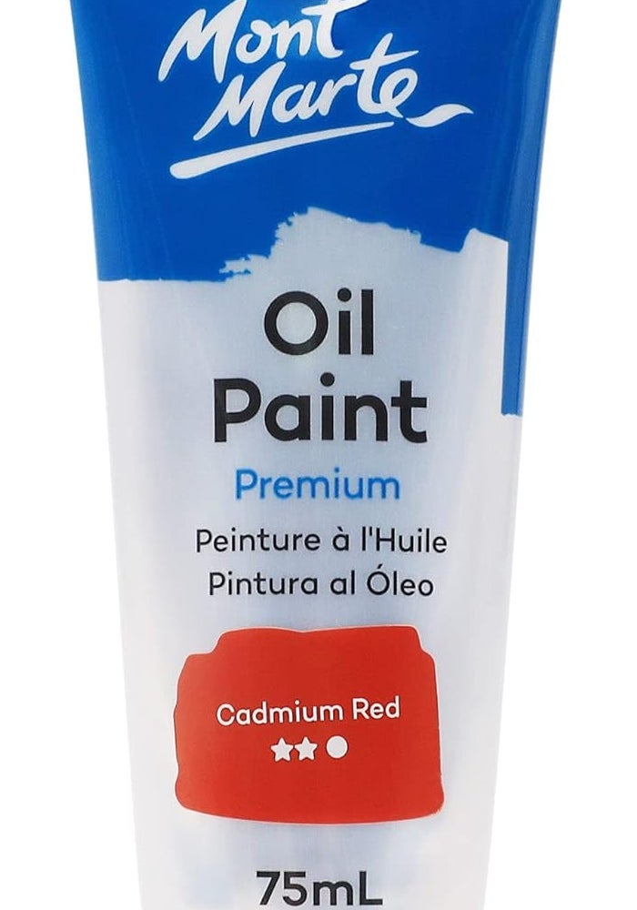 Mont Marte Premium Oil Paint 75ml - Titanium White - Image 4