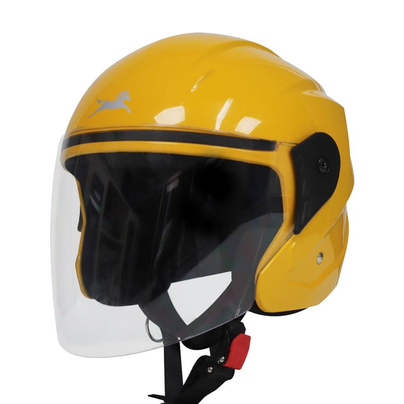 TVS Helmet Iqube HF ARC Lucid Yellow - Image 4