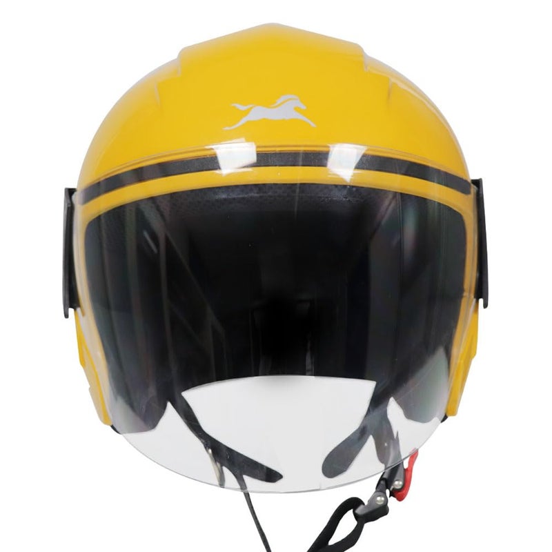 TVS Helmet Iqube HF ARC Lucid Yellow - Image 5