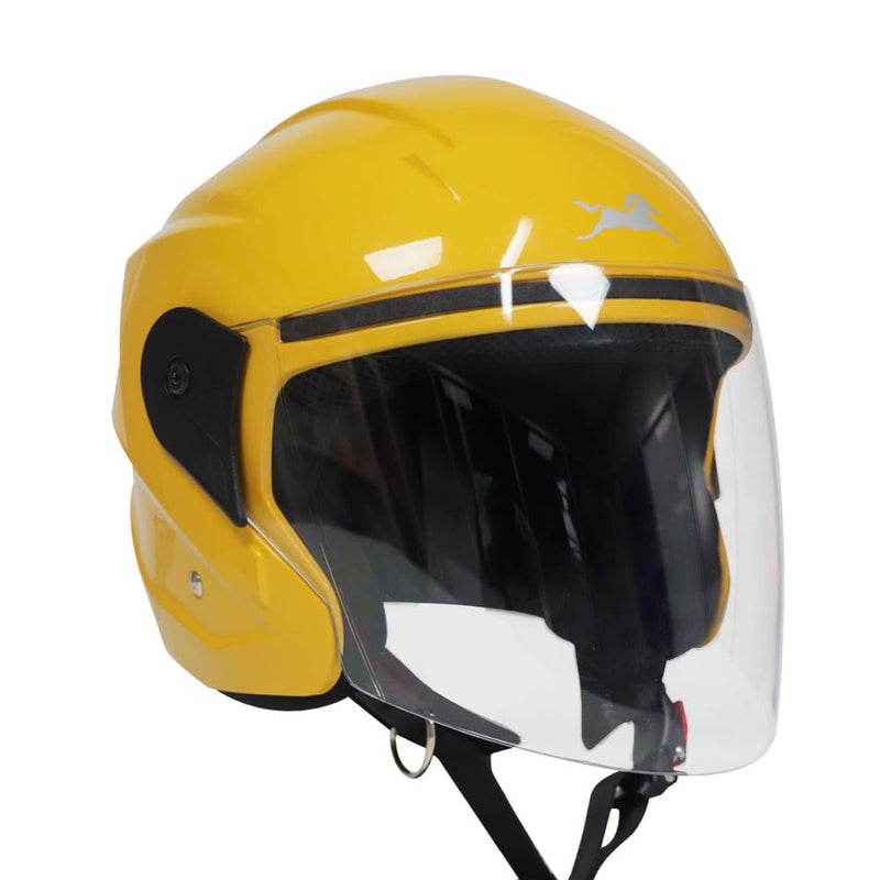 TVS Helmet Iqube HF ARC Lucid Yellow - Image 3