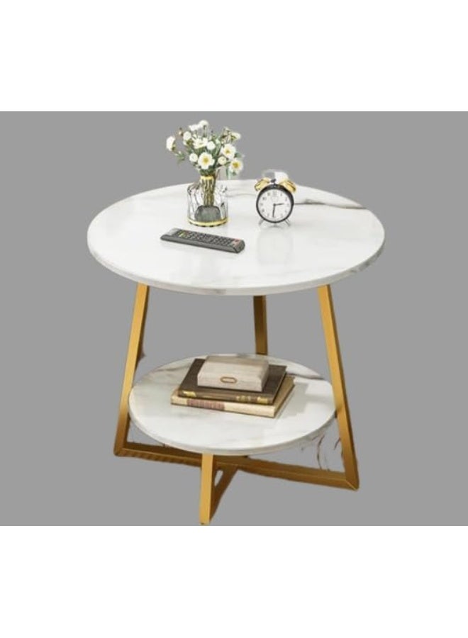 SUPAAR End new Table Sofa Side Table Bedside Desk Nightstand with Storage Basket for Living Room Bedroom Office Balcony White Easy to Assemble
