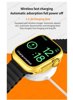 Generic Smart Watch T10 ULTRA  Health Fitness Tracker Sport Watch 49MM-black  - Image 4