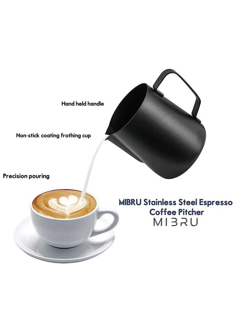 Milk Frothing Pitcher Stainless steel, Latte Art Cup 350ML Black - pzsku/ZD0E278A6D6948B3F2537Z/45/_/1671349755/ea15bb5b-d56e-4a12-b7c5-f0c36ea7a2d8