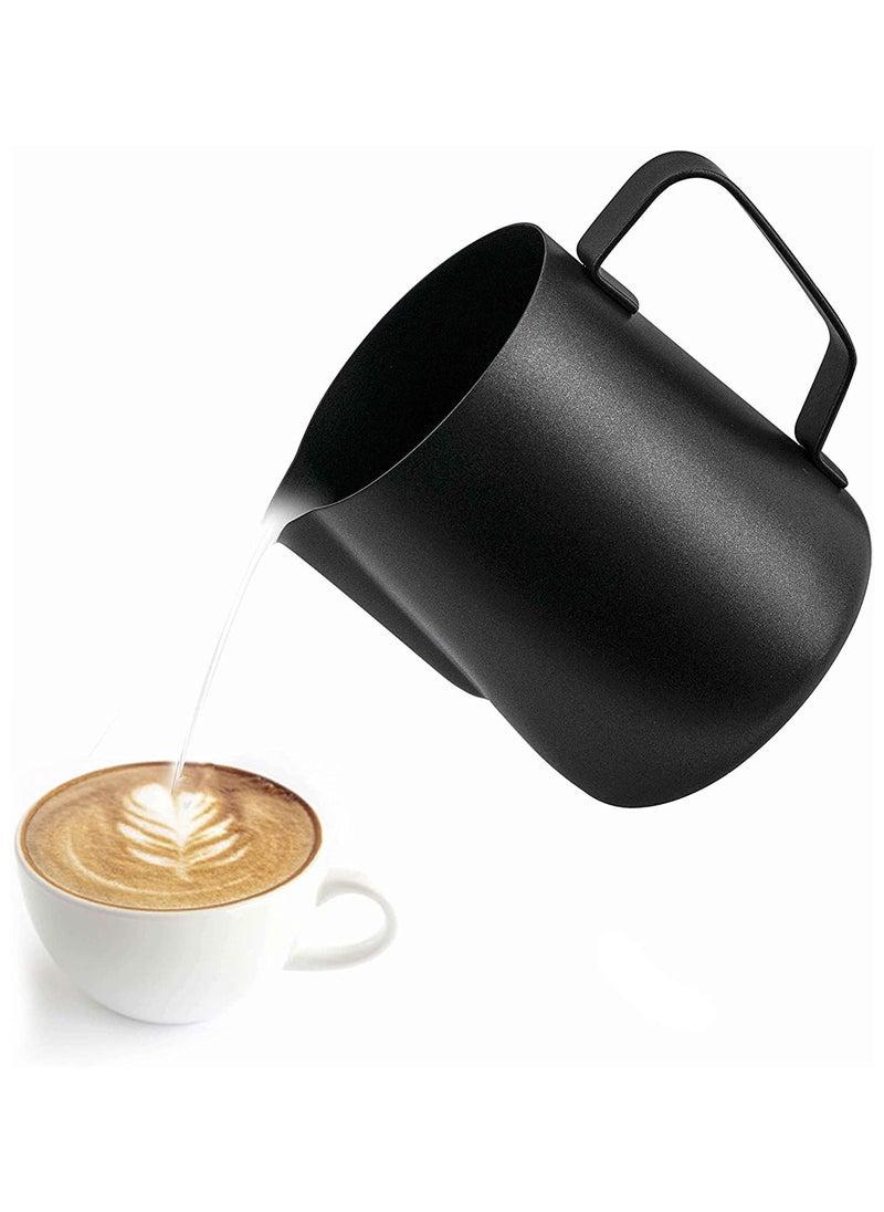 Milk Frothing Pitcher Stainless steel, Latte Art Cup 350ML Black - pzsku/ZD0E278A6D6948B3F2537Z/45/_/1671349758/d3422a67-94fb-4fb7-9fe3-e4fbbdde6eef