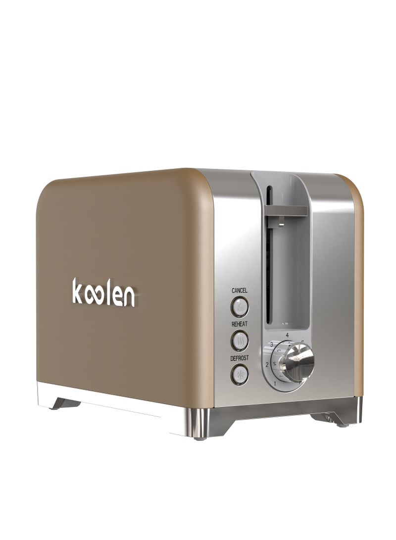 Double Stainless Steel Toaster, 2 Slices 930 W 800104017 Gold