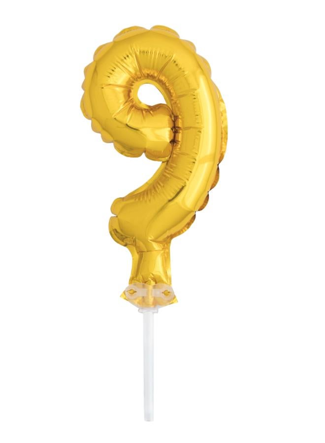 Unique 5" Gold Foil Balloon Cake Topper - 9 - Image 1