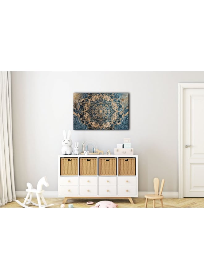 هوم جاليري لوحة فنية جدارية مطبوعة على قماش بتصميم ماندالا فاخر - Image 5