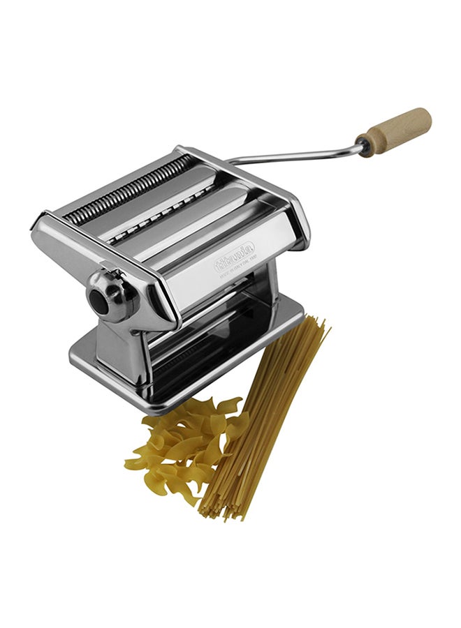 Pasta Maker Machine Manual Noodles Roller Silver 35cm - Image 4
