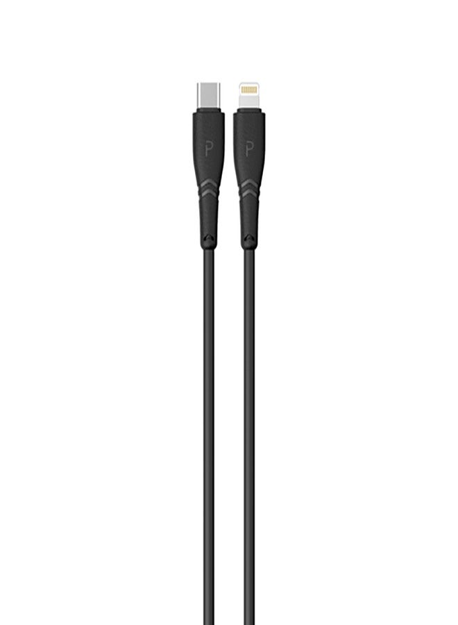 Pawa USB-C to Lightning 20W PVC Cable, Data Sync, Fast Charging, 1.2m Length - Image 1
