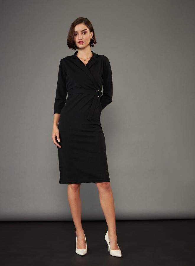Belted Blazer Dress