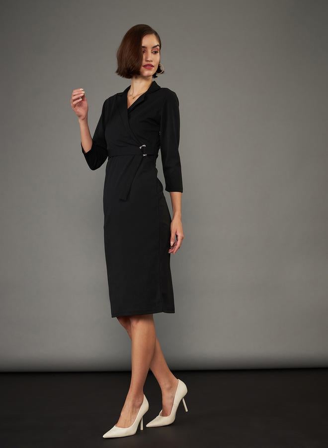 Belted Blazer Dress
