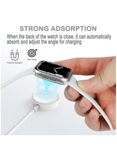 TecV Upgraded for Apple Watch Magnetic Fast Charger to USB-C Cable (1m/Portable) Magnetic Wireless Charging Compatible with Apple Watch Series 8/7/6/SE/5/4/3/2/1  - Image 3