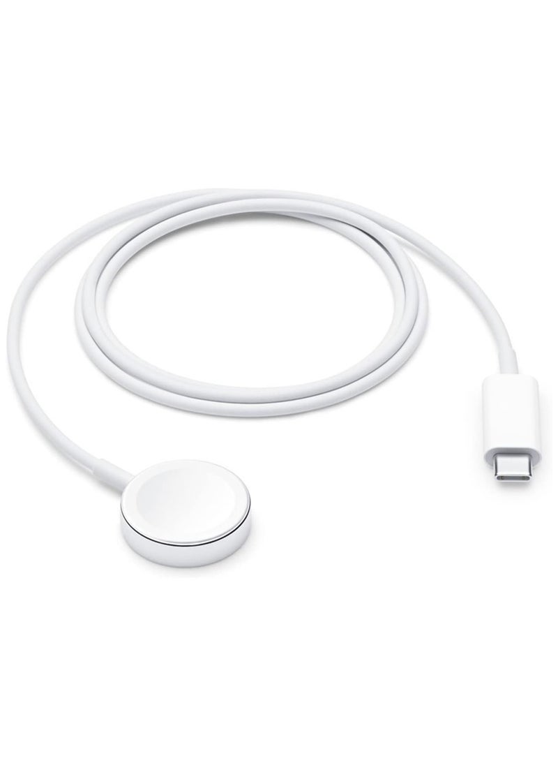 TecV - Upgraded for Apple Watch Magnetic Fast Charger to USB-C Cable (1m/Portable) Magnetic Wireless Charging Compatible with Apple Watch Series 8/7/6/SE/5/4/3/2/1 - Image 1