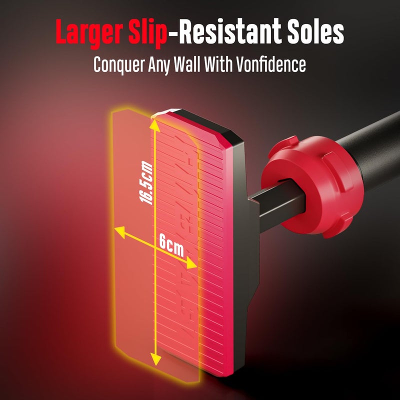 FitBeast Pull Up Bar for Doorway, Strength Training Pullup Bar with No Screws, Chin Up Bar with Adjustable Width Locking Mechanism, Doorway Pull Up Bar Max Load 440lbs for Home Gym - Image 3