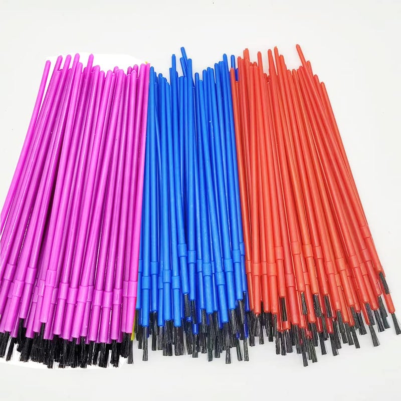KEY LIFE 150pcs Plastic Paint Brushes Set Acrylic Paint Brushes Watercolor Brushes Colorful Detail Painting Kit Art Supplies for Kids Educational and Learning Activity170mmKEY LIFE