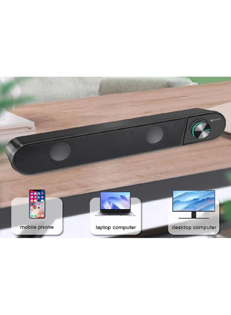 Kisonli Computer and laptop speaker multi purpose speakers - Image 4