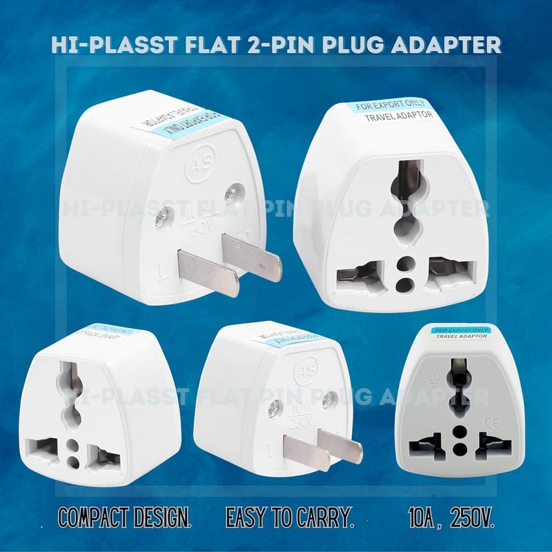 5pcs TypeA US Converter Plug India to Canada Converter Plug Universal Travel Adapter for USA Canada Mexico Brazil Philippines Cuba Thailand Taiwan Japan Panama etc - Image 2