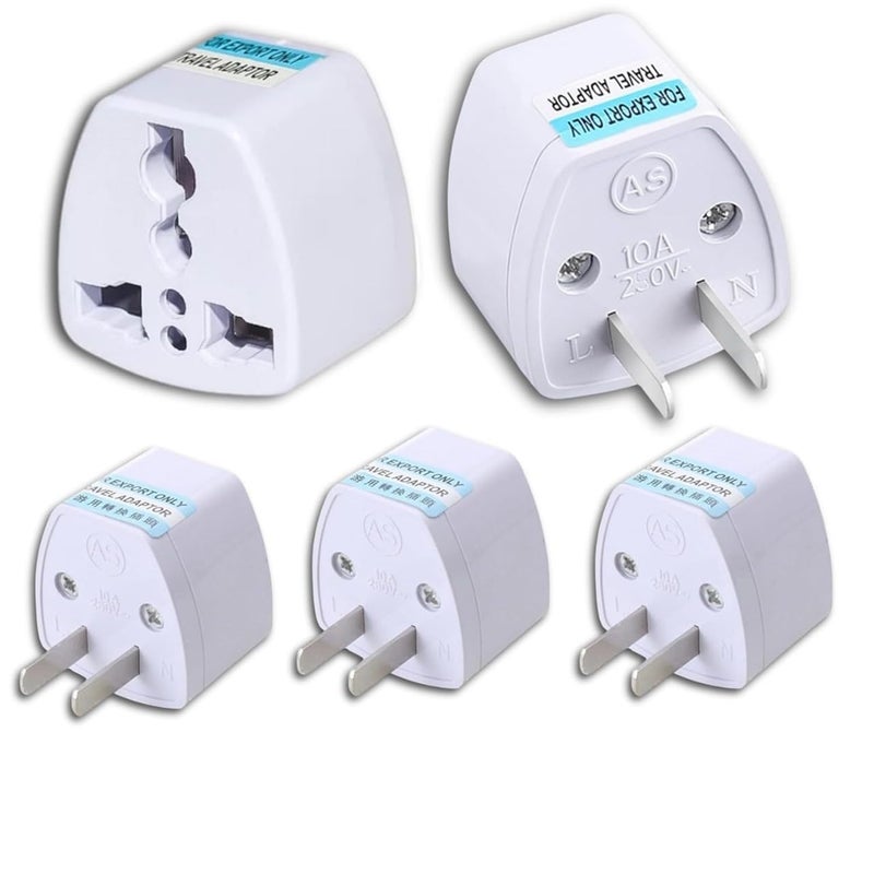 5pcs TypeA US Converter Plug India to Canada Converter Plug Universal Travel Adapter for USA Canada Mexico Brazil Philippines Cuba Thailand Taiwan Japan Panama etc - Image 1