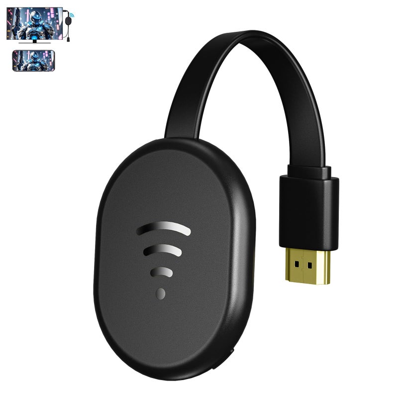 HRpart 4K Wireless HDMI Display Dongle Adapter,TV Adapter for The APP YouTube,Video Mirroring Dongle,Used for Mac iOS Android Casting/Mirroring to TV/Projector/Monitor - Image 1